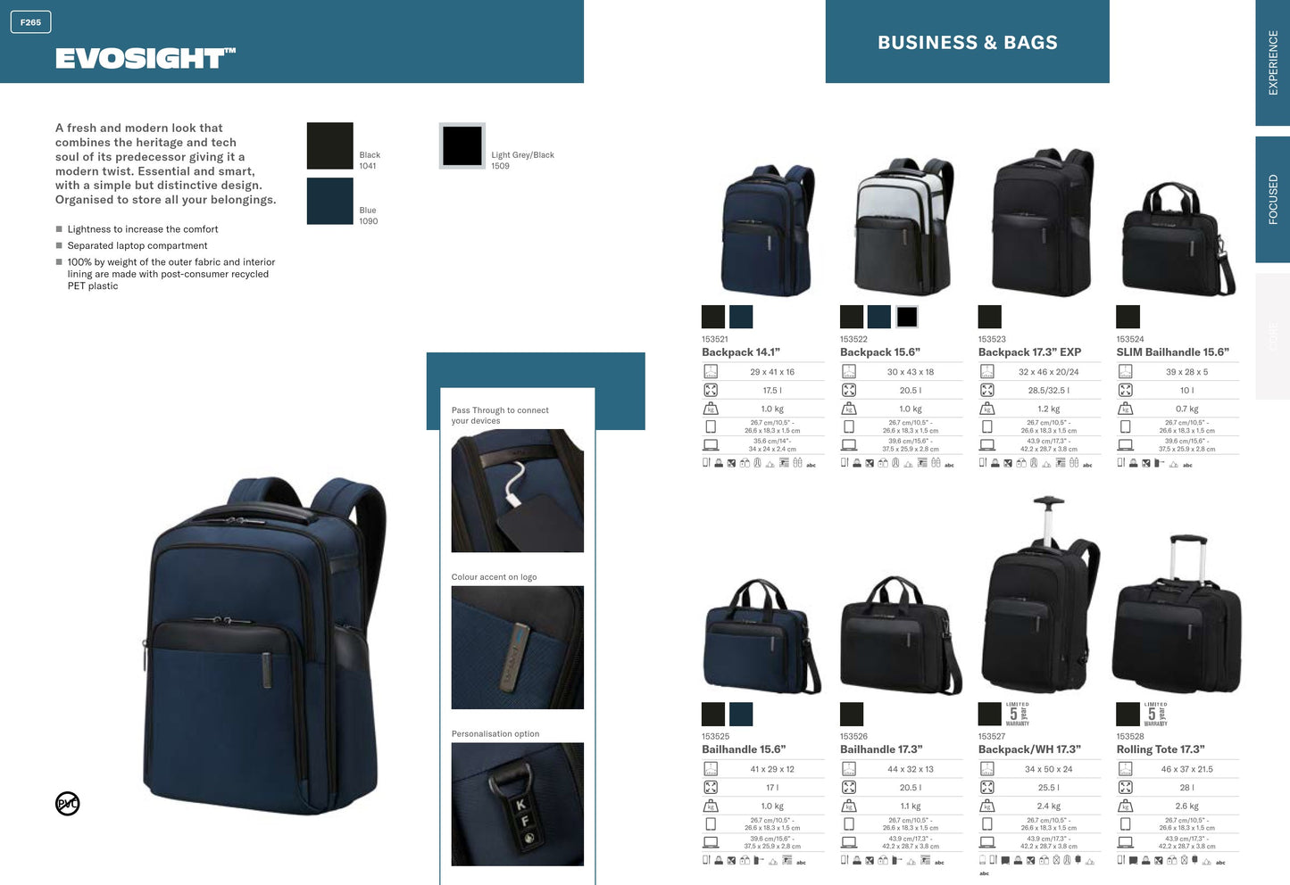 SAMSONITE - EVOSIGHT - RUCKSACK - Maroquinerie Keller