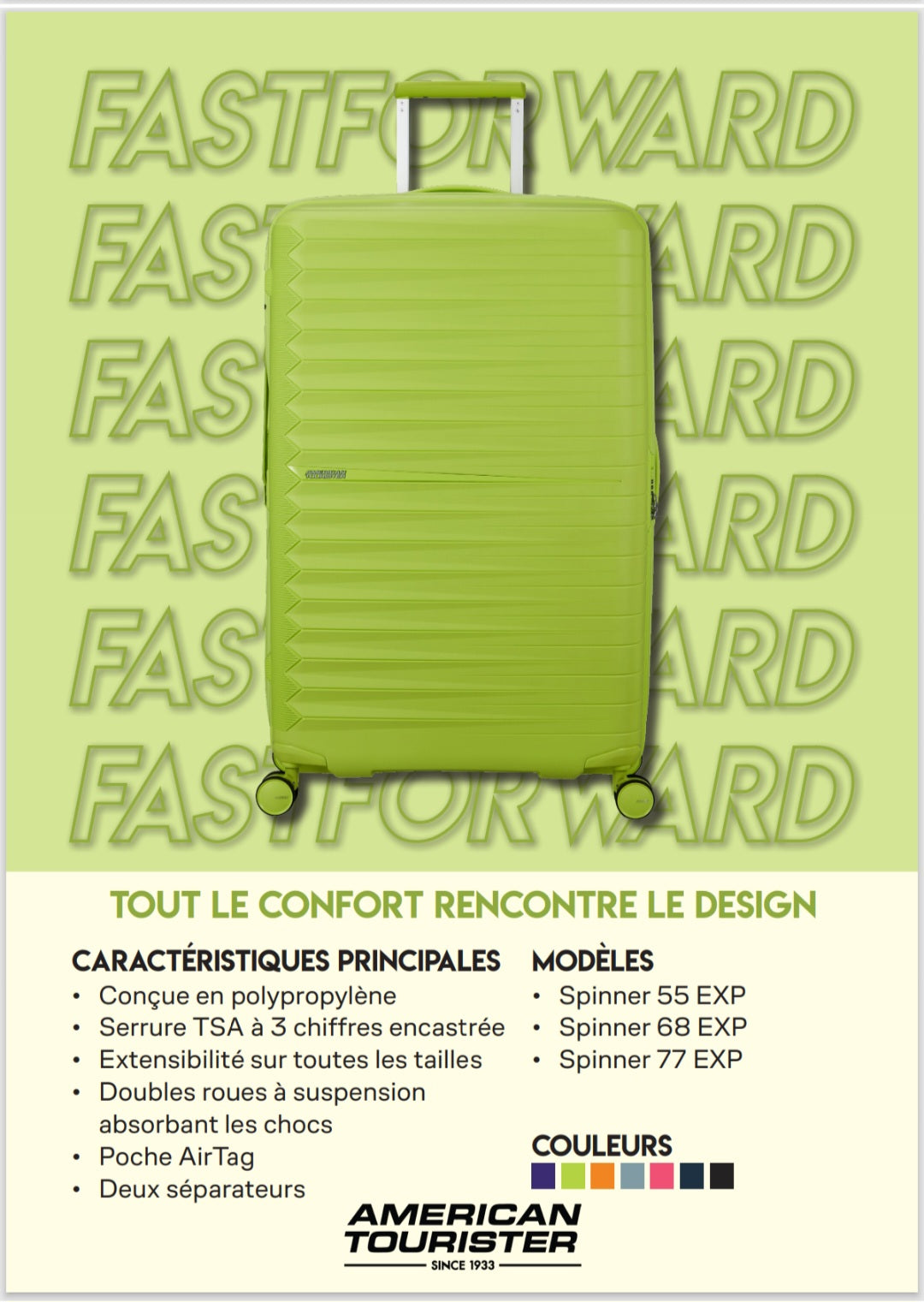 AMERICAN TOURISTER - FASTFORWARD - Maroquinerie Keller